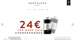 Desktop Screenshot of bemarvelous.com